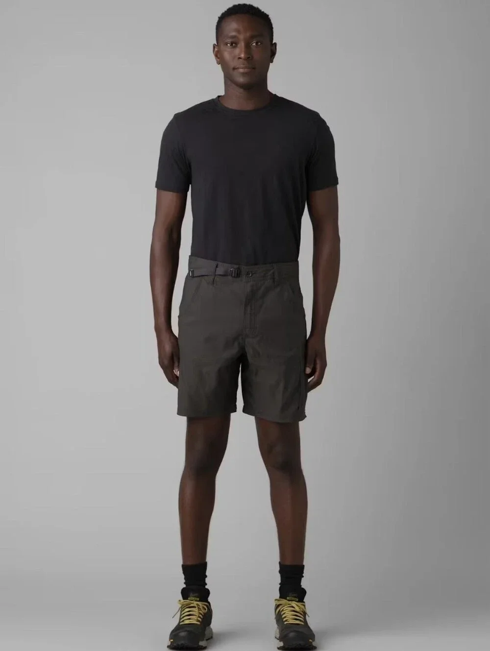 NEW $75 Prana Stretch Zion II Shorts Men’s Size 42x10 Gray Cargo Hiking Hybrid